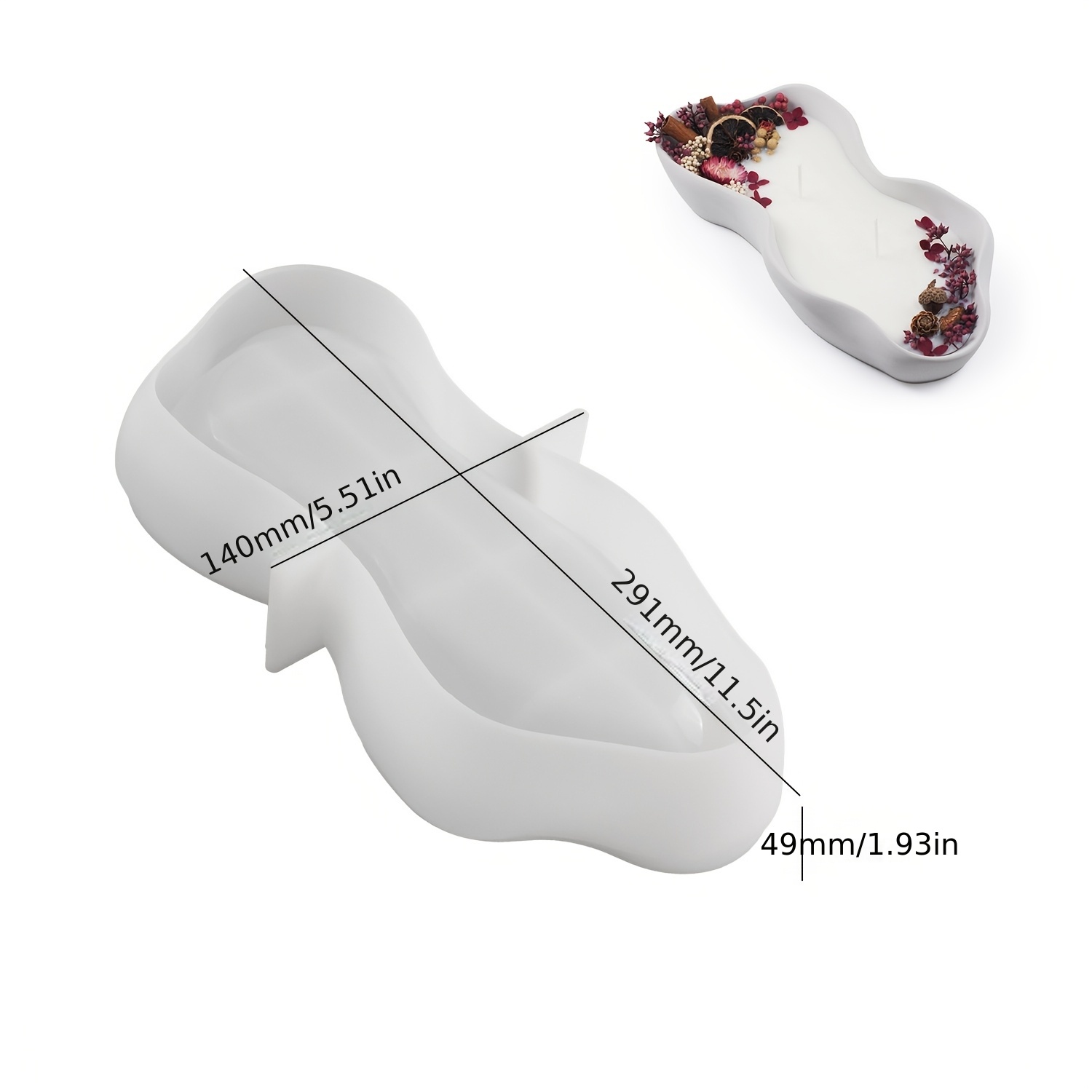 1 Large Irregular Oval Silicon - Potsticker Mold recensione e prezzo