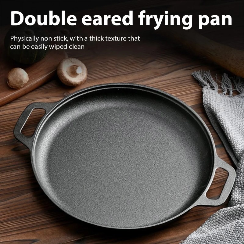 Cast Iron Frying Pan Non-stick - Danish Pancake Pan recensione e prezzo