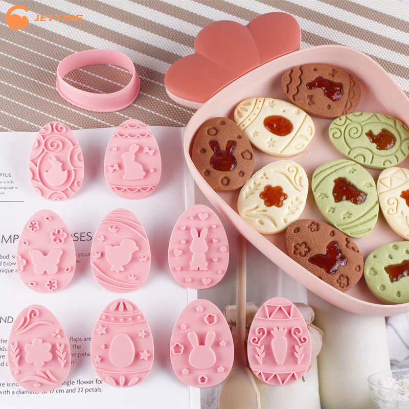 (New) 9Pcs/Set Easter Rabbit B - Bunny Cake Mold recensione e prezzo