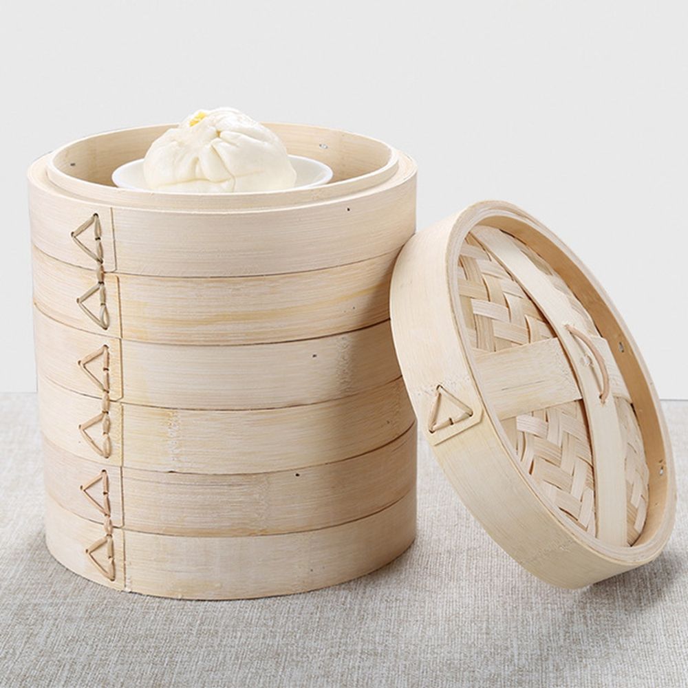 Steaming With Lid Cooking Tool - Bao Steamer Bamboo recensione e prezzo
