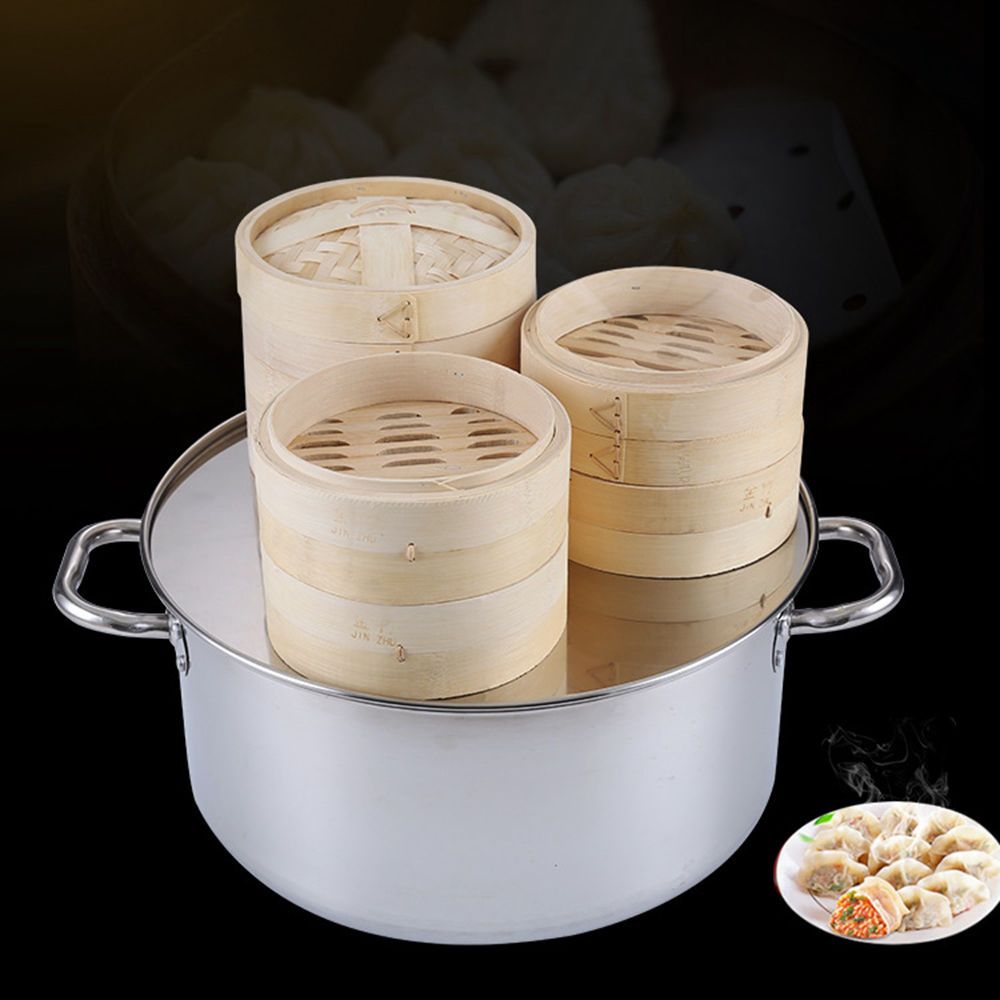 Steaming With Lid Cooking Tool - Bao Steamer Bamboo recensione e prezzo