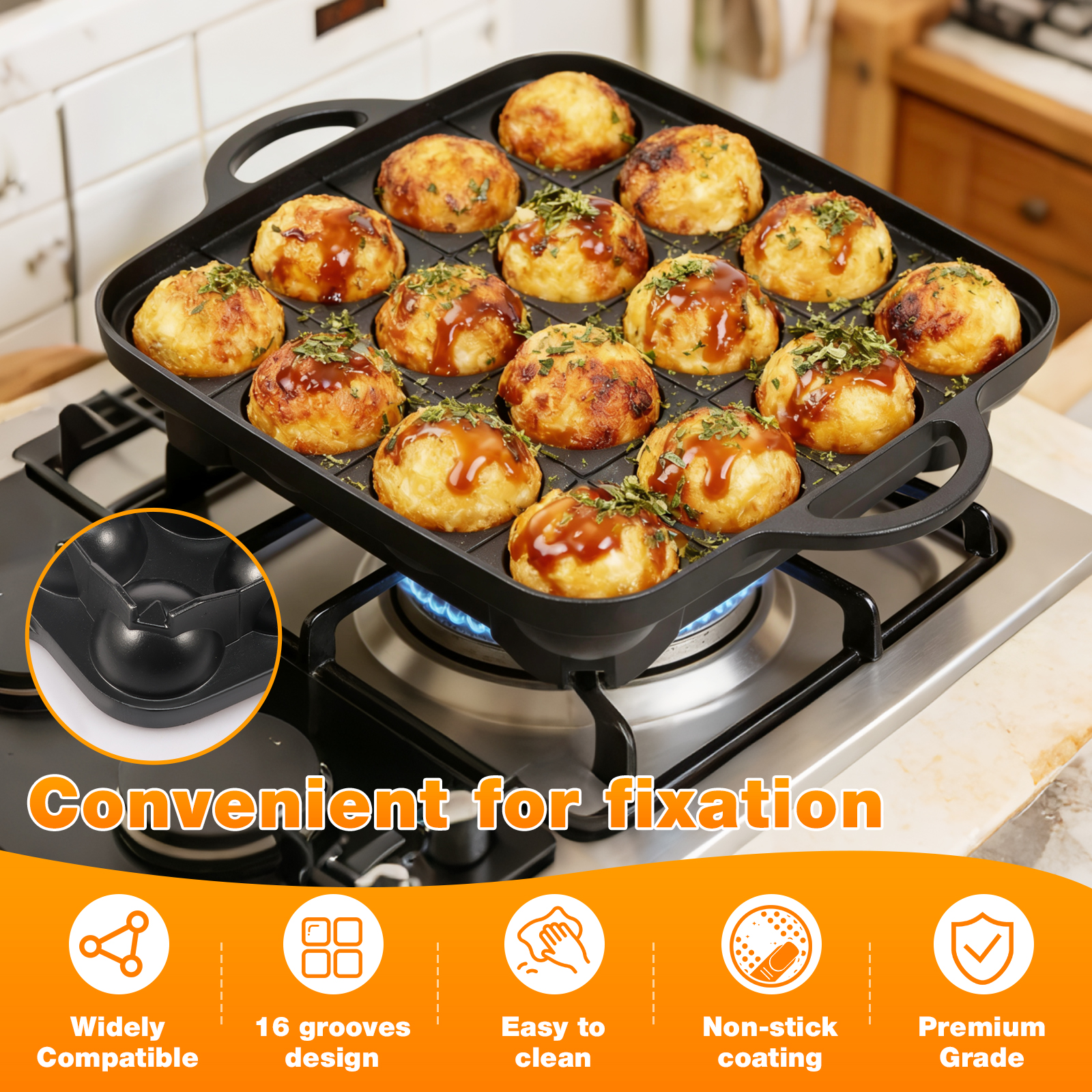 Takoyaki Pan Nonstick Japanese - Takoyaki Grill Plate recensione e prezzo