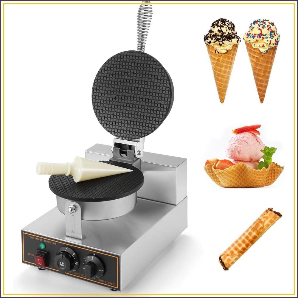 1200W Commercial Waffle Cone M - Waffle Cone Maker recensione e prezzo