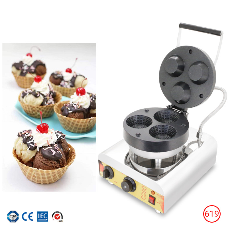 Commercial Triple-Hole Ice Cre - Waffle Cone Maker recensione e prezzo