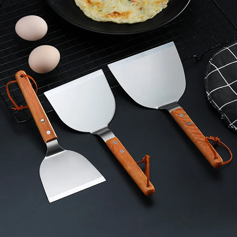 Stainless Steel Wooden Handle  - Okonomiyaki Spatula recensione e prezzo