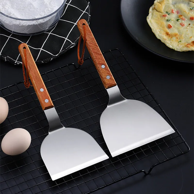 Stainless Steel Wooden Handle  - Okonomiyaki Spatula recensione e prezzo