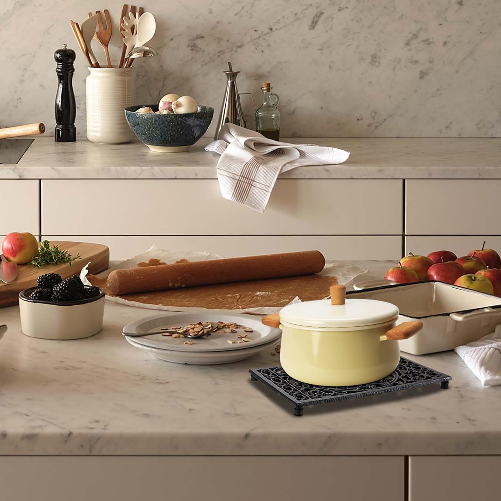 Rectangle Cast Iron Trivet Hea - Cast Iron Corn recensione e prezzo