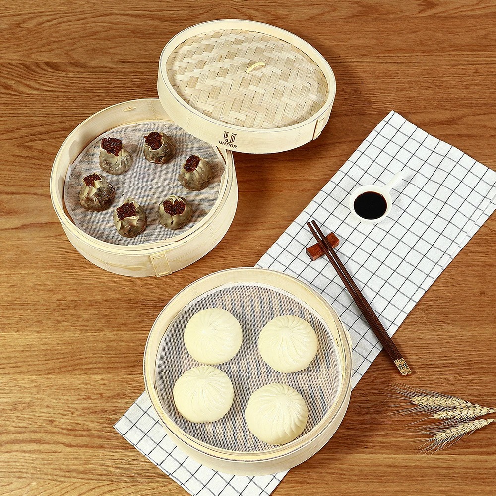 Bamboo Steamer Basket with Lid - Bao Steamer Bamboo recensione e prezzo