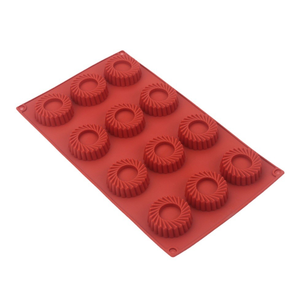 12 Holes Circular Vortex Shape - Donut Mold Silicone recensione e prezzo