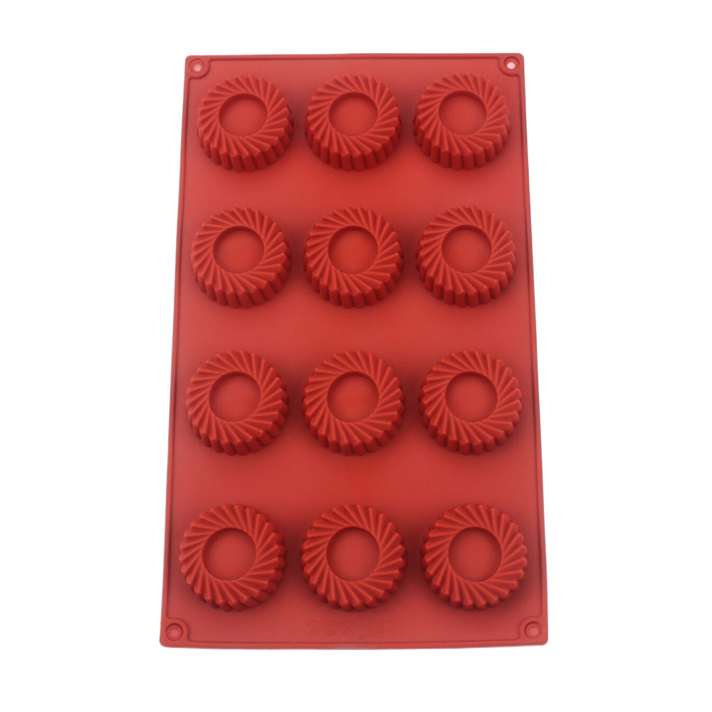 12 Holes Circular Vortex Shape - Donut Mold Silicone recensione e prezzo