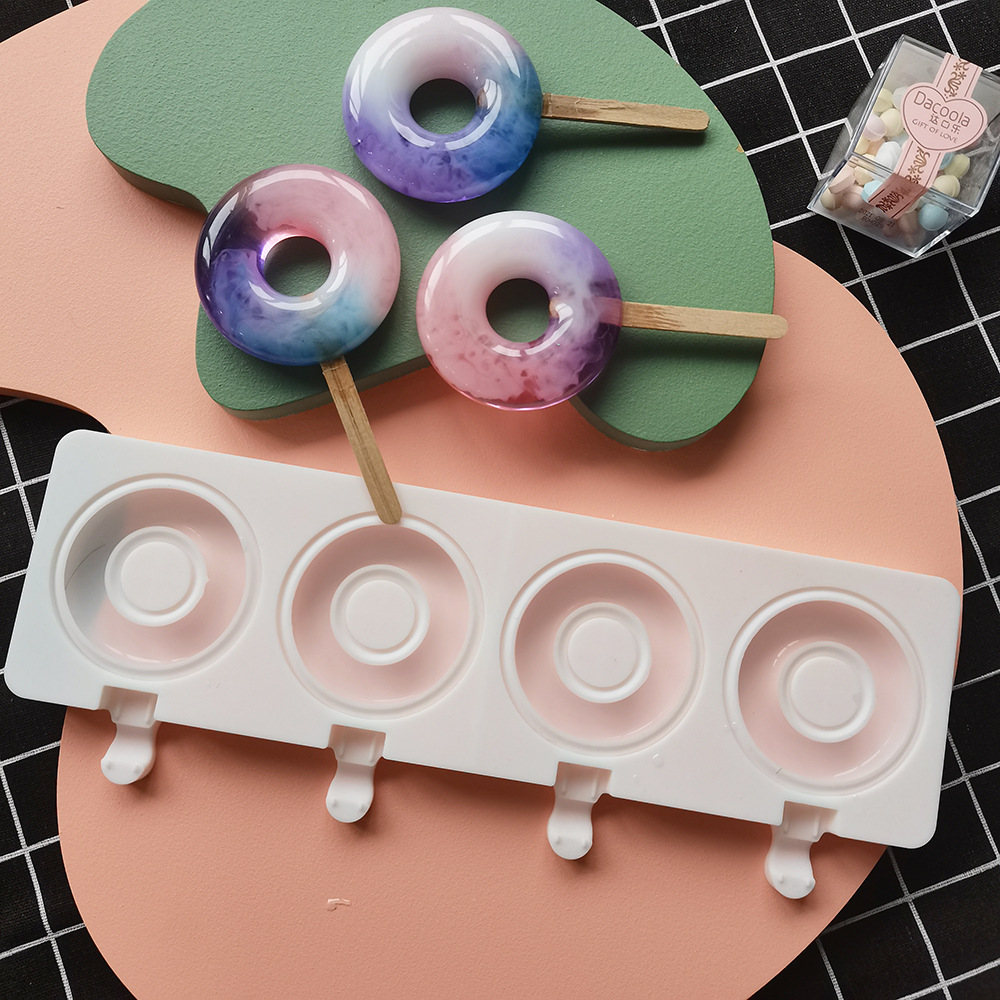 Large Donut 4 Cavity Ice Cream - Donut Mold Silicone recensione e prezzo