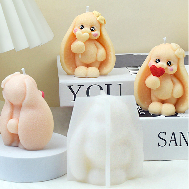 3D Long-eared Rabbit Silicone  - Bunny Cake Mold recensione e prezzo