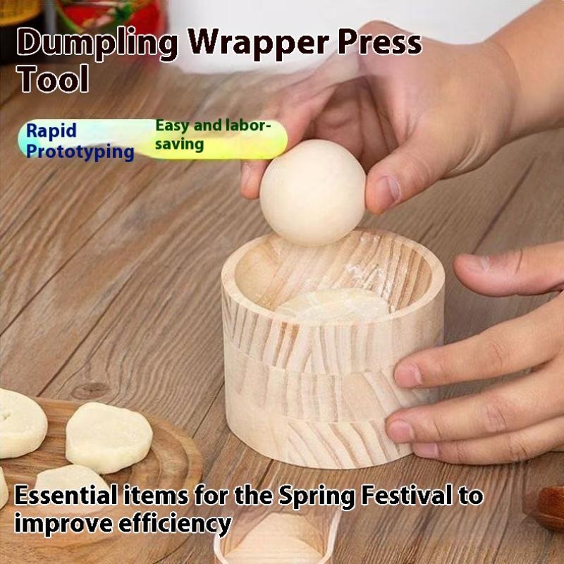 1 Set Wooden Dumpling Maker -  - Dumpling Press Set recensione e prezzo