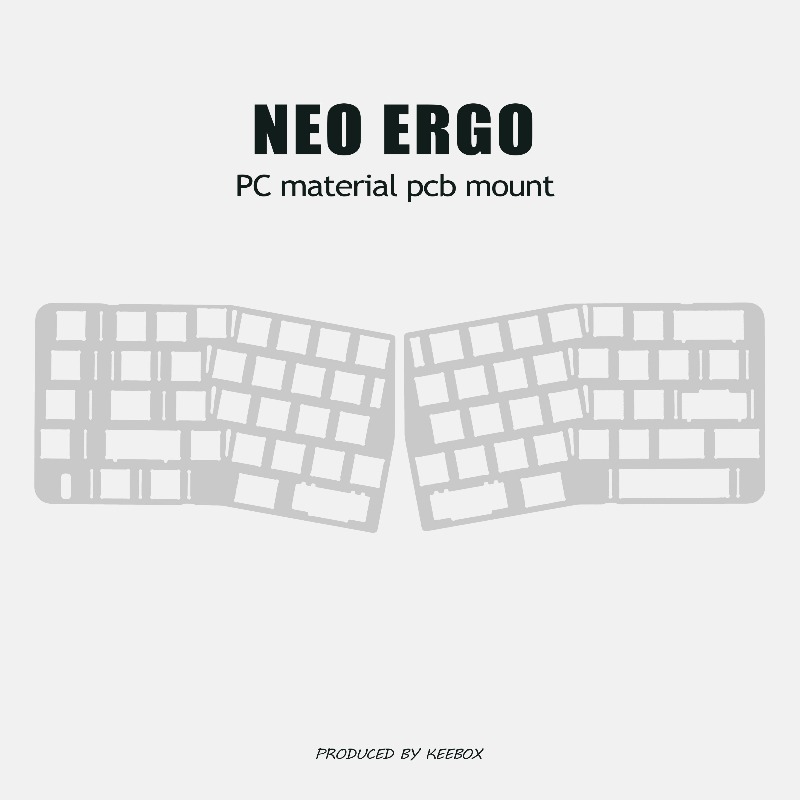 Neo Ergo Keyboard Positioning  - Crepe Pan Carbon recensione e prezzo