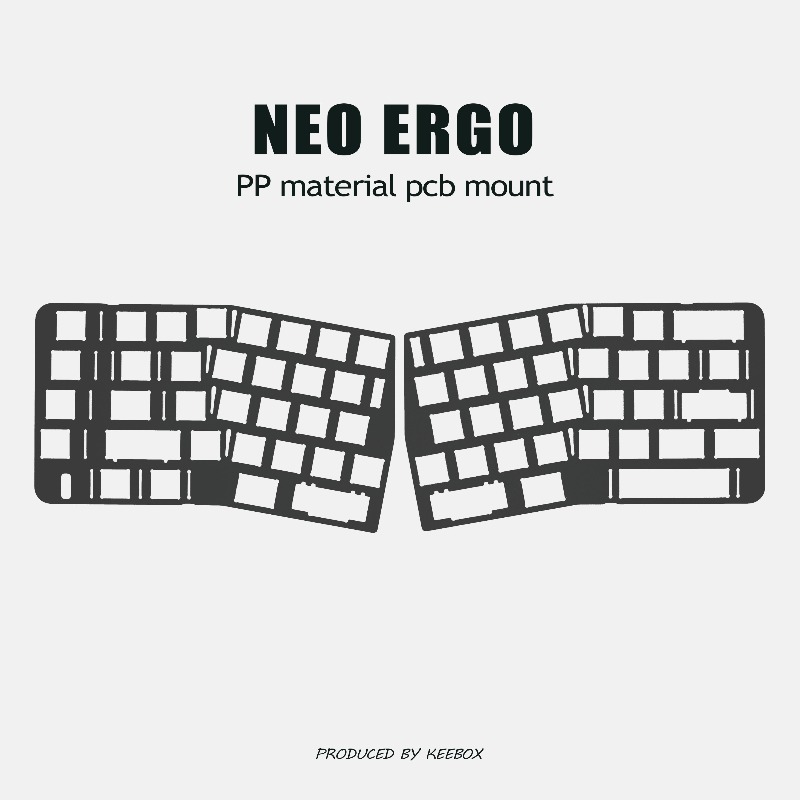 Neo Ergo Keyboard Positioning  - Crepe Pan Carbon recensione e prezzo