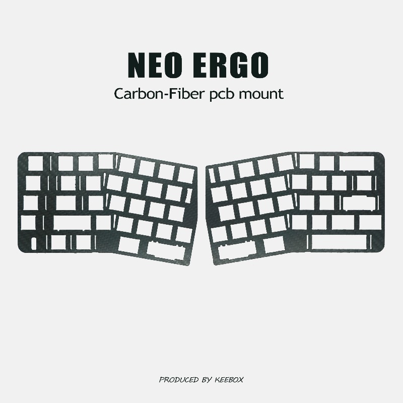 Neo Ergo Keyboard Positioning  - Crepe Pan Carbon recensione e prezzo