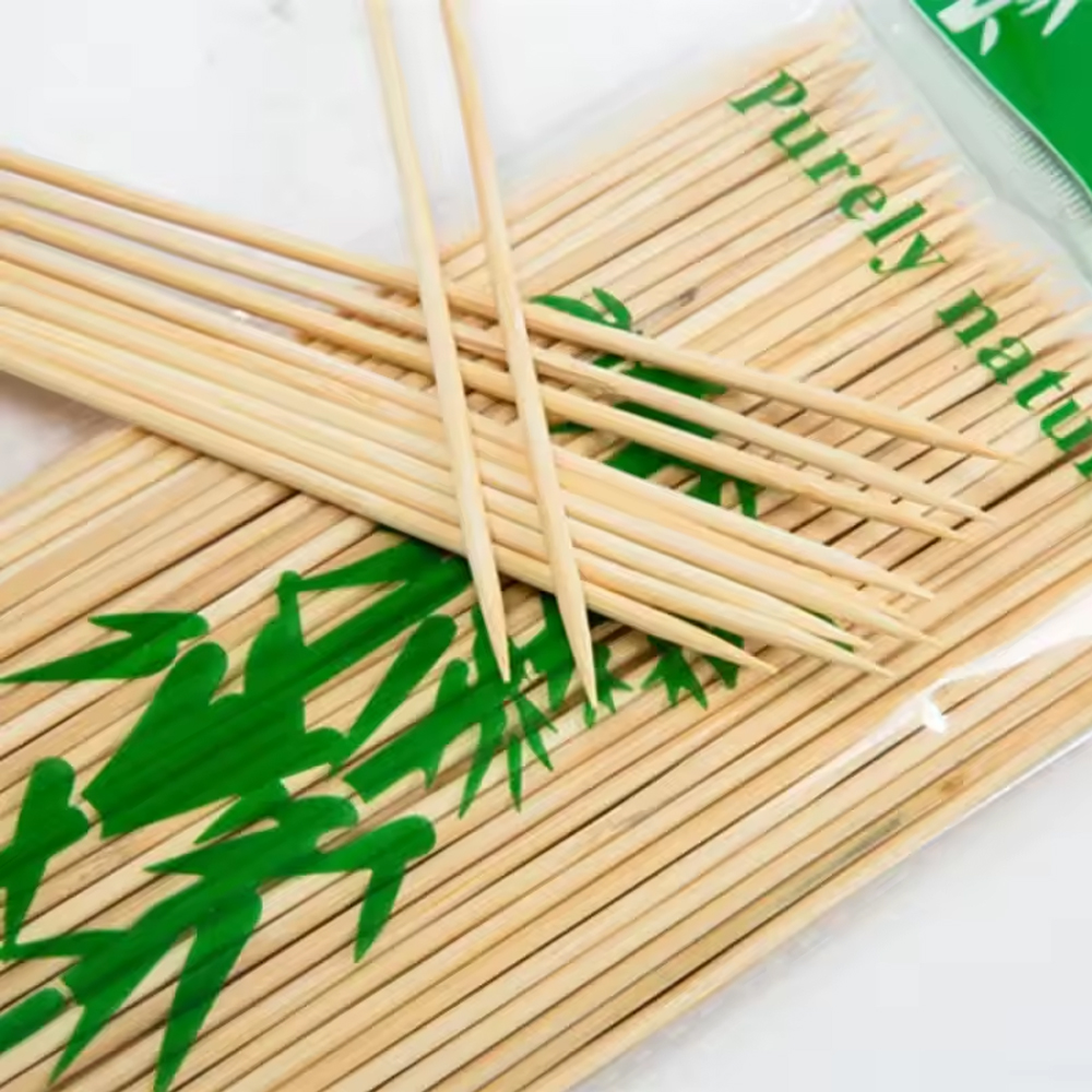 1350/90Pcs Natural BBQ Skewers - Corn Dog Stick recensione e prezzo