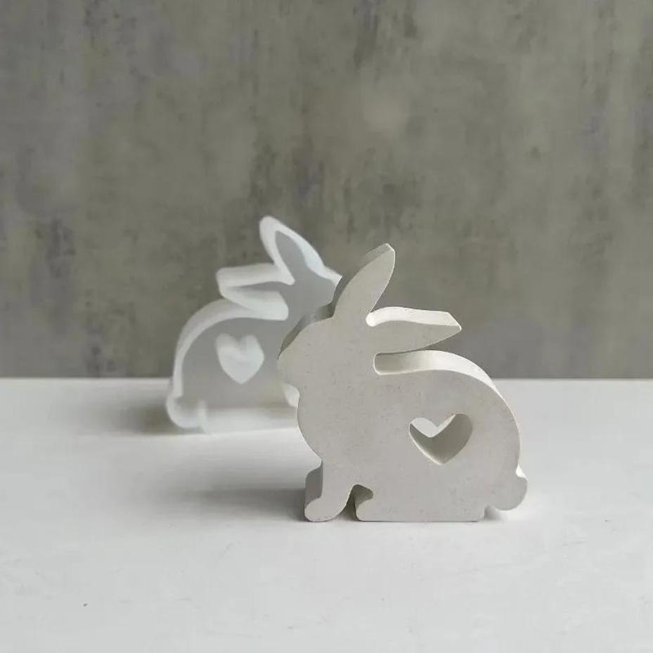 1Pcs Heart Shaped Bunny Silico - Bunny Cake Mold recensione e prezzo