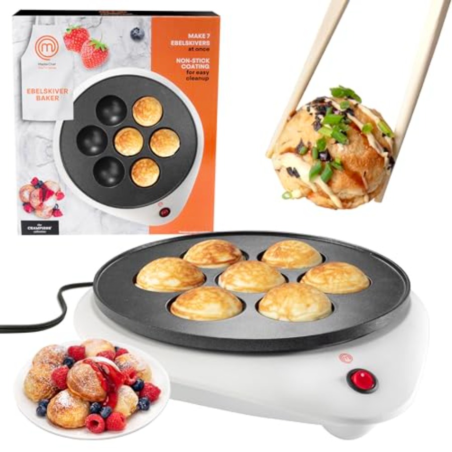 MasterChef Electric Ebelskiver - Takoyaki Grill Plate recensione e prezzo