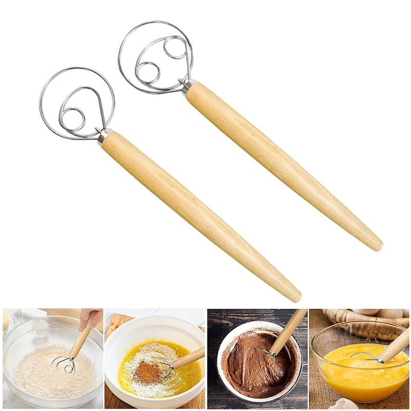 Large Hand Danish Dough Whisk  - Danish Pancake Pan recensione e prezzo