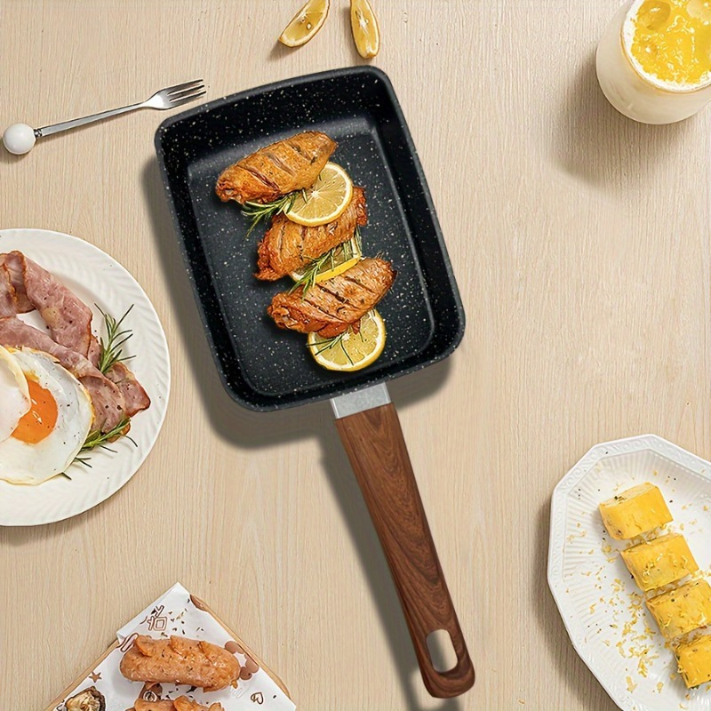 1PCS Egg Fry Pan Square Cast I - Cast Iron Corn recensione e prezzo