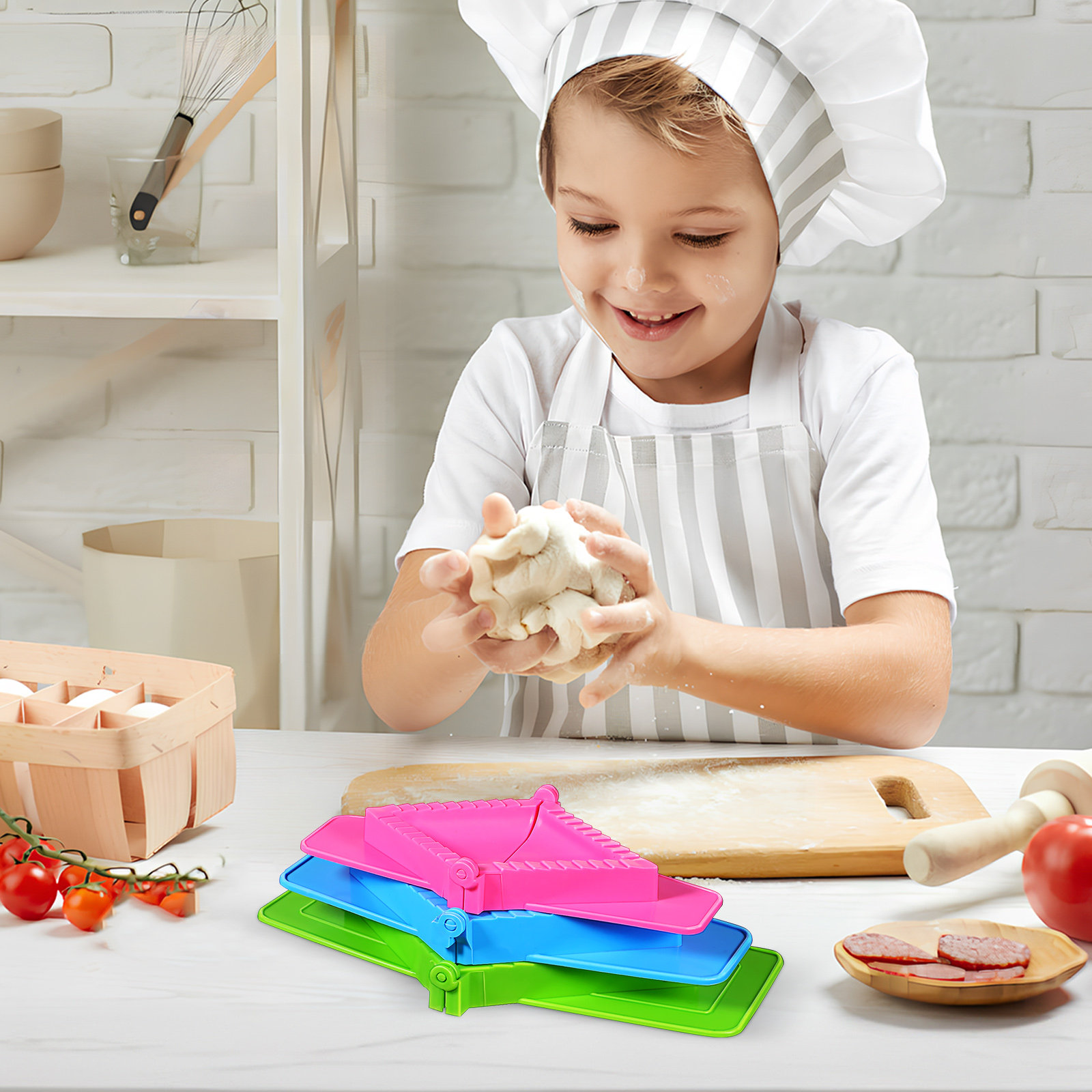 3Pcs Dumpling Mold Plastic Set - Dumpling Press Set recensione e prezzo