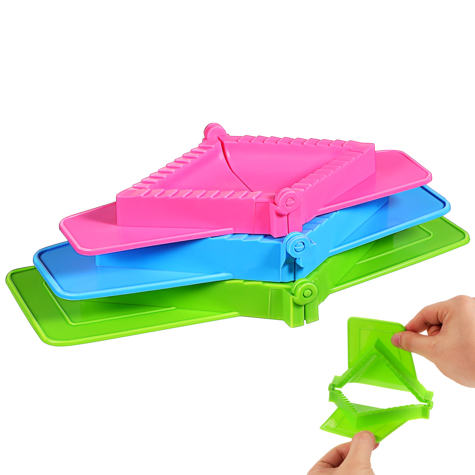 3Pcs Dumpling Mold Plastic Set - Dumpling Press Set recensione e prezzo