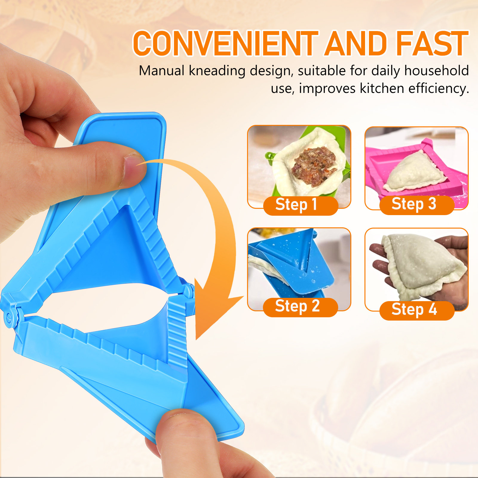 3Pcs Dumpling Mold Plastic Set - Dumpling Press Set recensione e prezzo