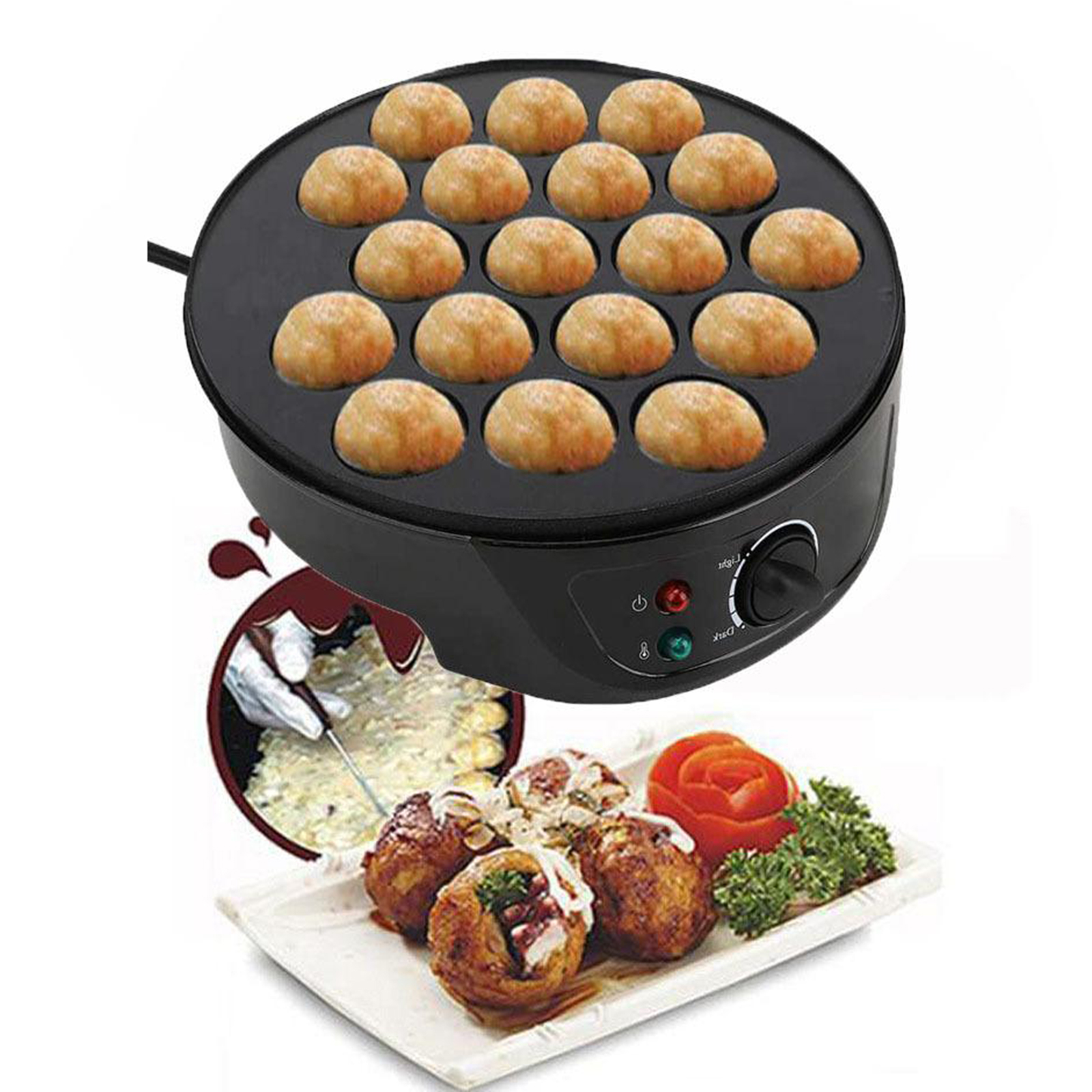 220V Baking Machine Household  - Takoyaki Grill Plate recensione e prezzo