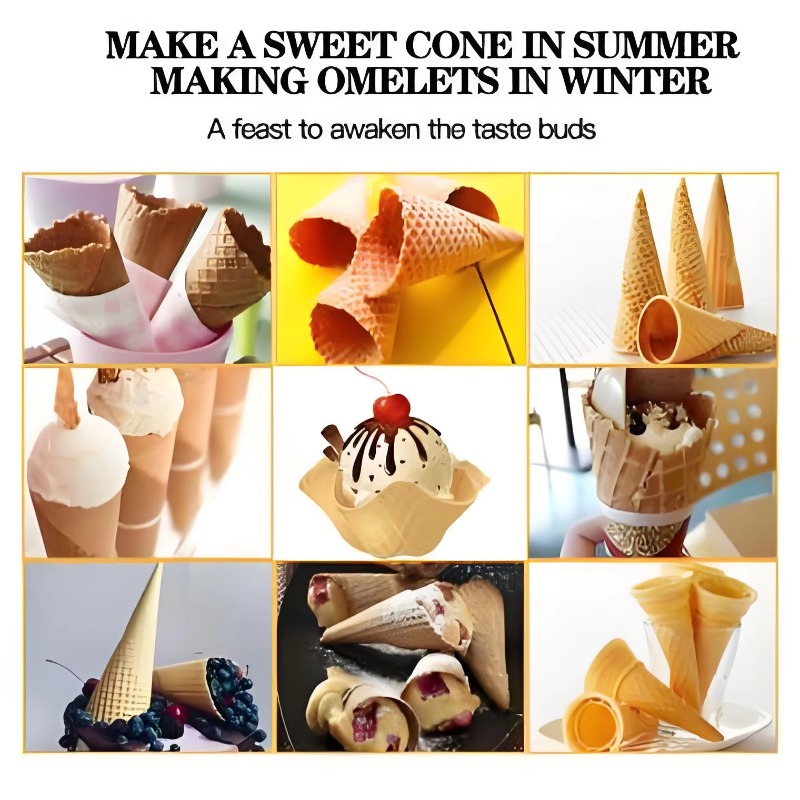 Wholesale Electric Crispy Cone - Waffle Cone Maker recensione e prezzo