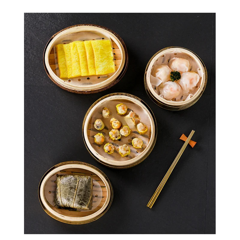Chinese Bamboo Dimsum Lid Dump - Bao Steamer Bamboo recensione e prezzo