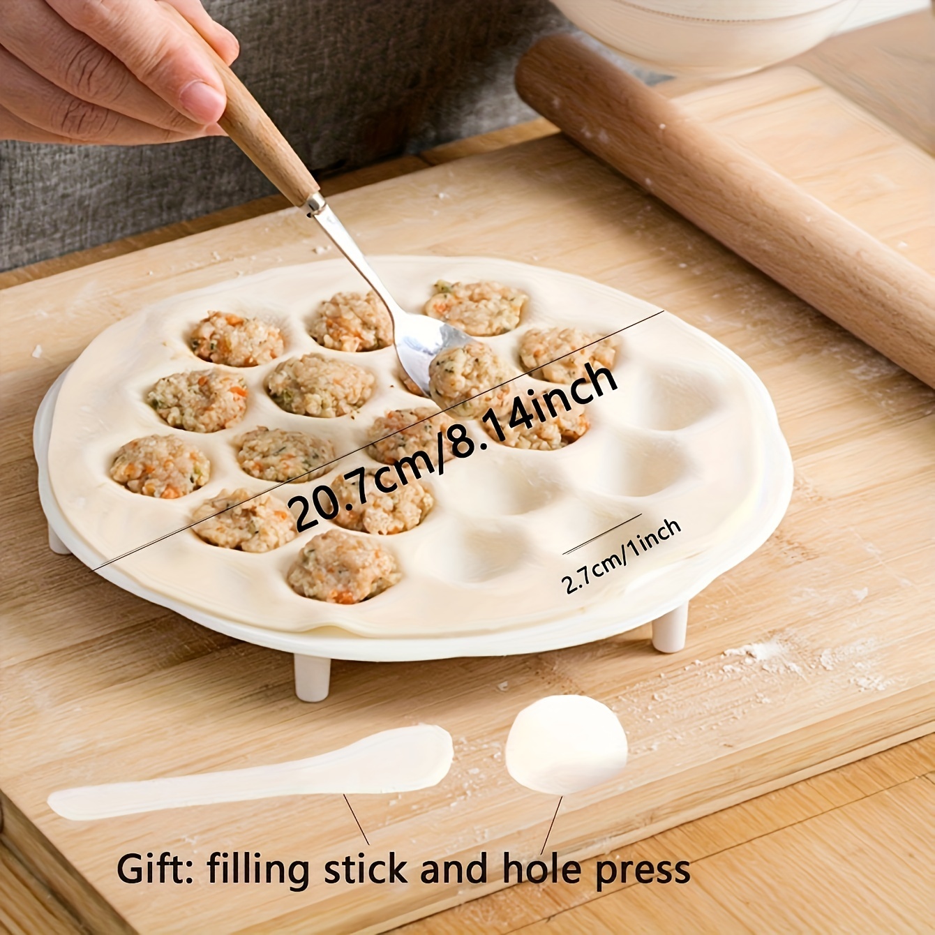1pc- Simple Chinese Dumplings  - Dumpling Press Set recensione e prezzo