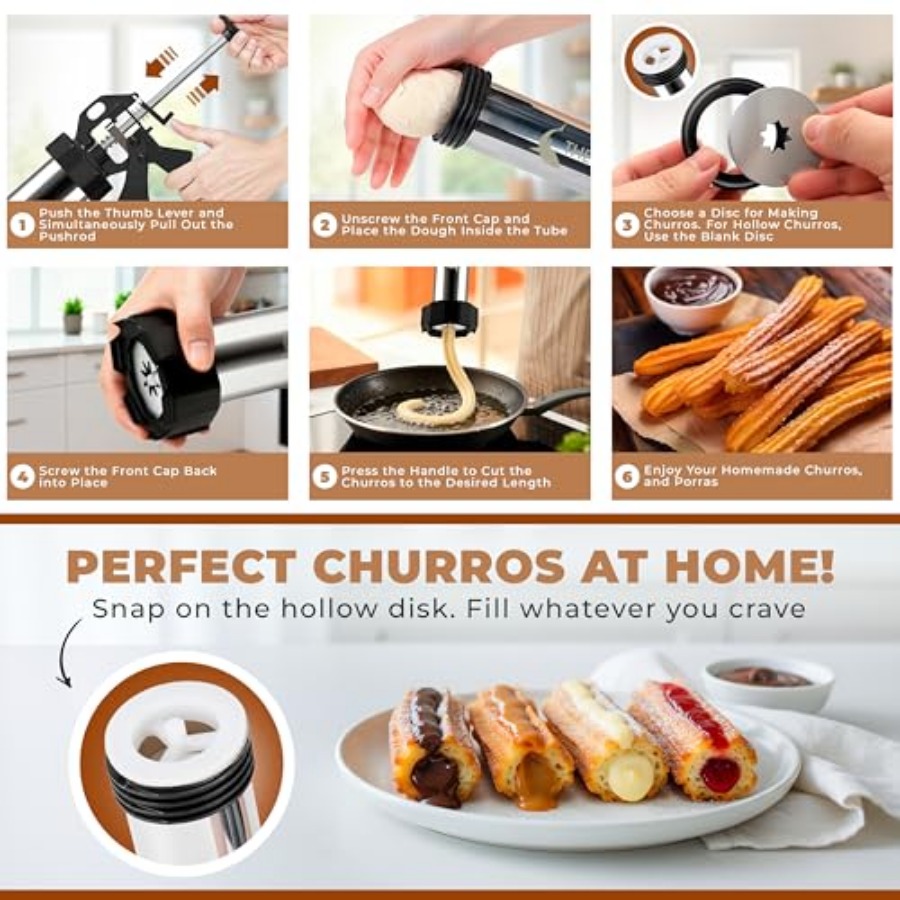 Churro Maker Machine and Sprit - Churros Maker Gun recensione e prezzo