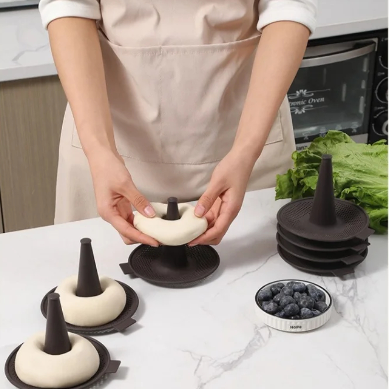 6Pcs Baking Mold Bread Donut P - Donut Mold Silicone recensione e prezzo