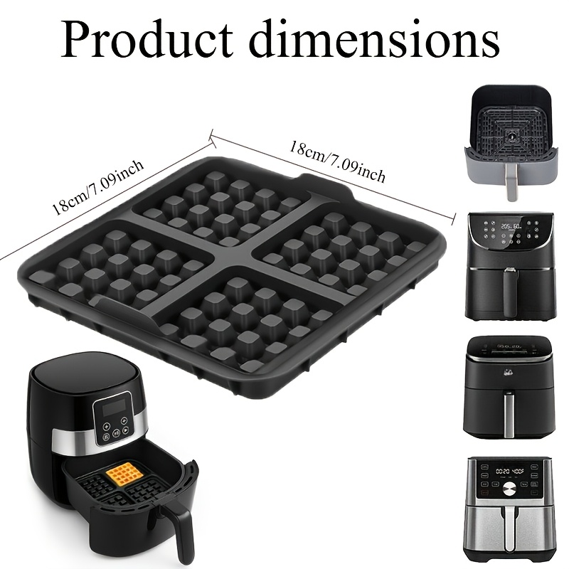 Square Waffle Mold, Non-Stick  - Mini Pancake Griddle recensione e prezzo