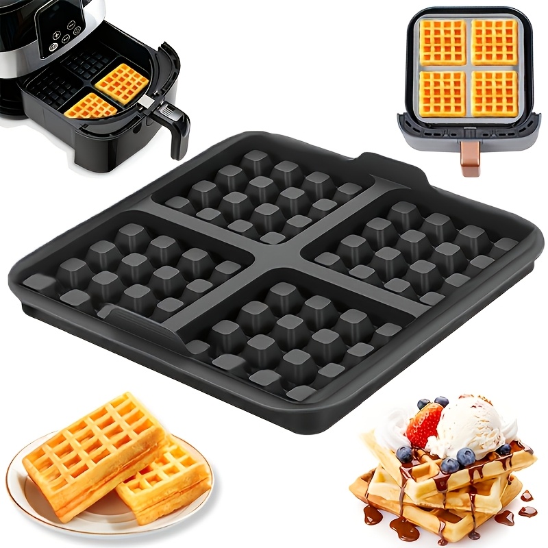 Square Waffle Mold, Non-Stick  - Mini Pancake Griddle recensione e prezzo