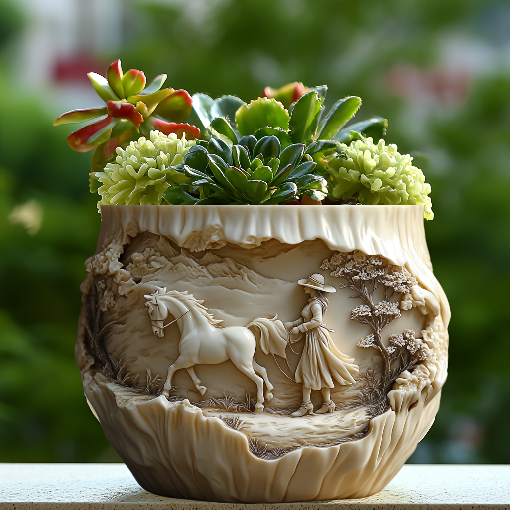 Beauty holding horse relief su - Potsticker Mold recensione e prezzo