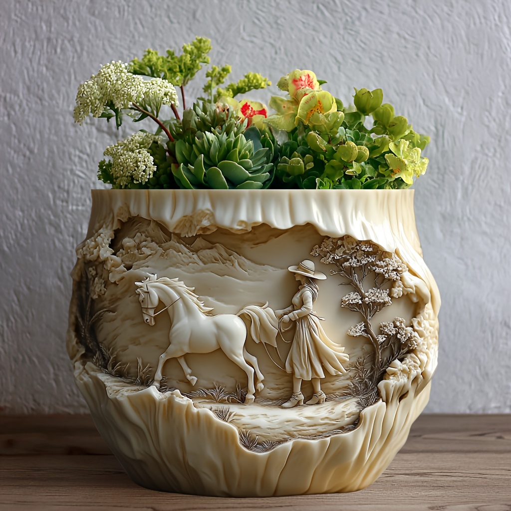 Beauty holding horse relief su - Potsticker Mold recensione e prezzo