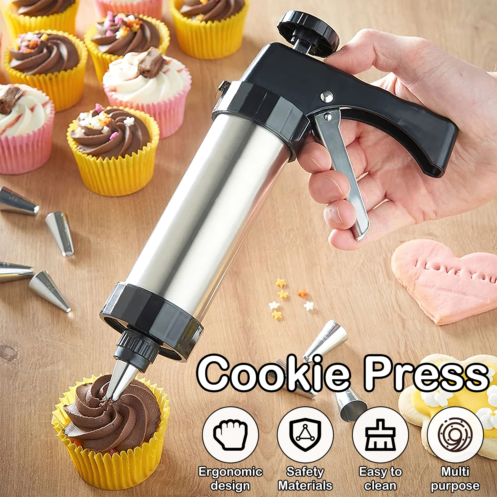 GMOX Cookie Press Gun and Tips - Churros Maker Gun recensione e prezzo