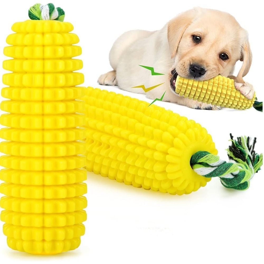 Tough Rubber Dog Chew Corn Sti - Corn Dog Stick recensione e prezzo