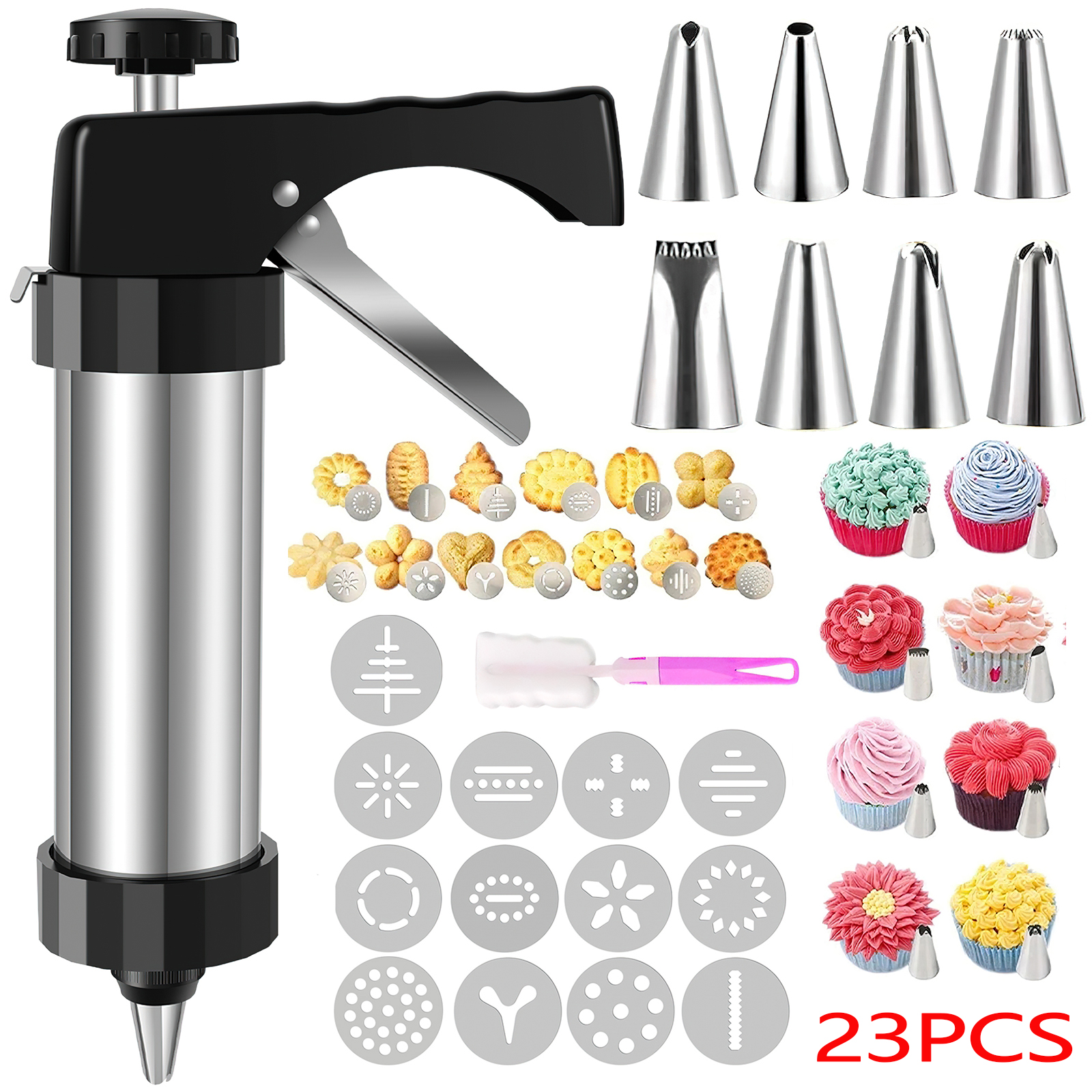 Christmas Cookie Press Gun and - Churros Maker Gun recensione e prezzo