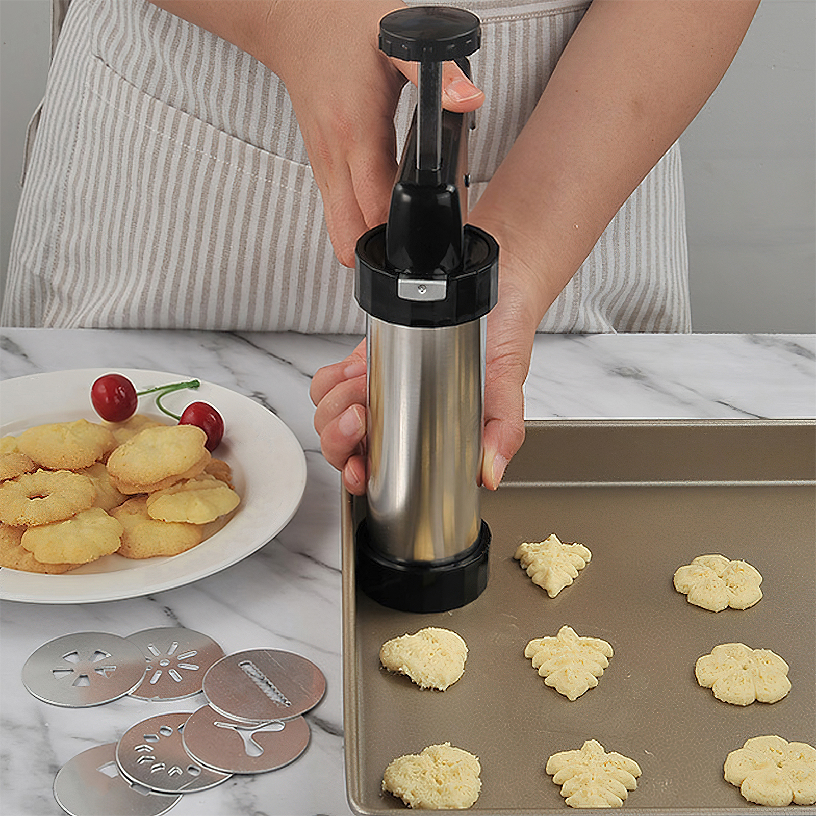 Christmas Cookie Press Gun and - Churros Maker Gun recensione e prezzo