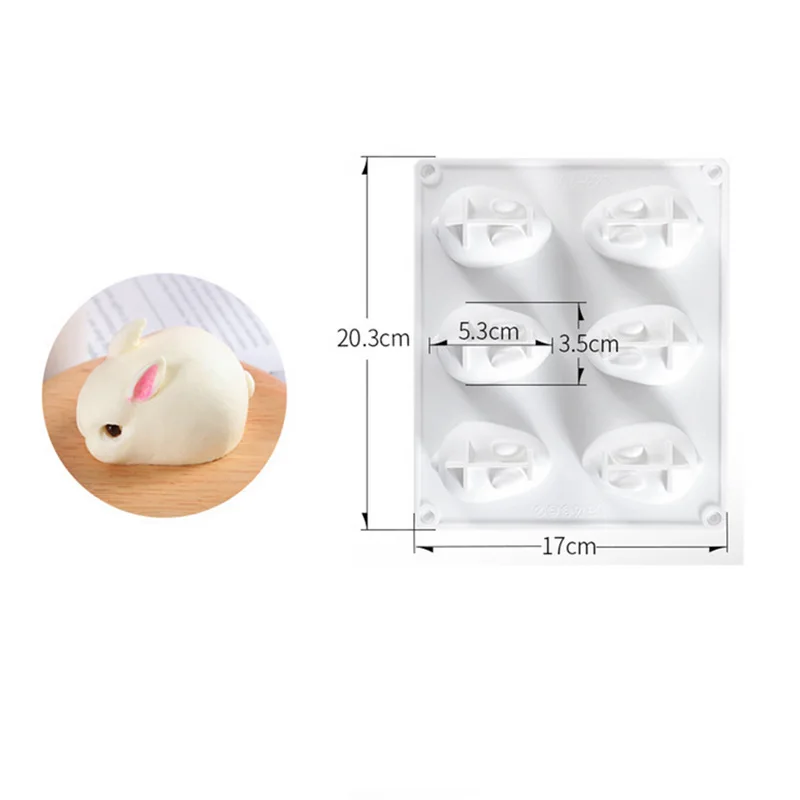Silicone 3D Bunny Rabbit Cake  - Bunny Cake Mold recensione e prezzo
