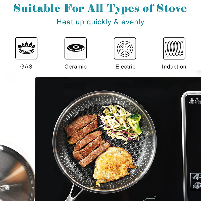 LMETJMA Stainless Steel Frying - Danish Pancake Pan recensione e prezzo