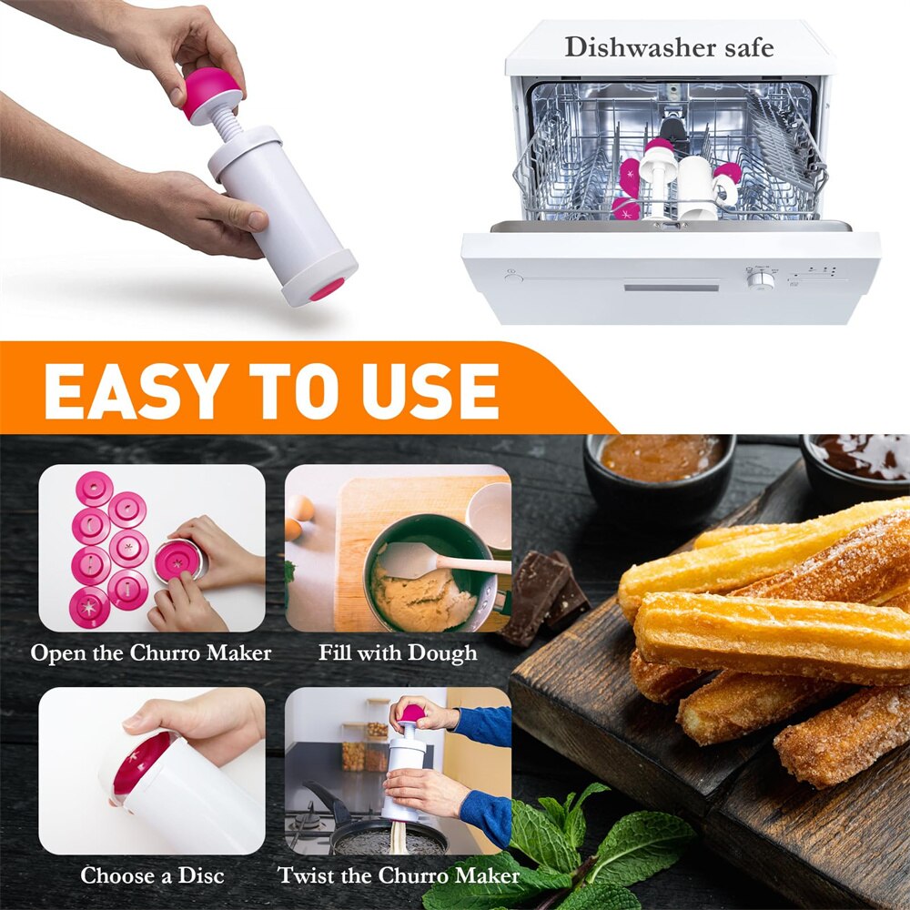 Plastic Churro Maker Kit Porta - Churros Maker Gun recensione e prezzo