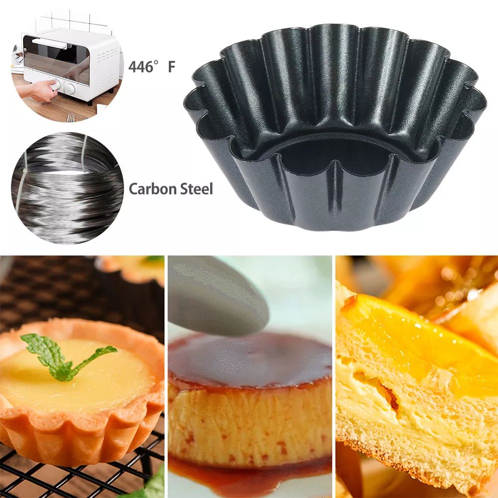 4PCS Mini Round Nonstick Tart  - Egg Waffle Pan recensione e prezzo