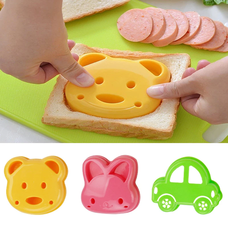 2pcs Sandwich Mould Bear Cat R - Bunny Cake Mold recensione e prezzo