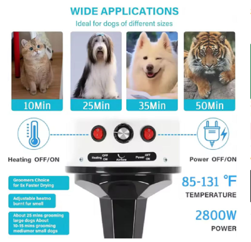 2800W Hair Dryer for Dogs Pet  - Hot Dog Press recensione e prezzo