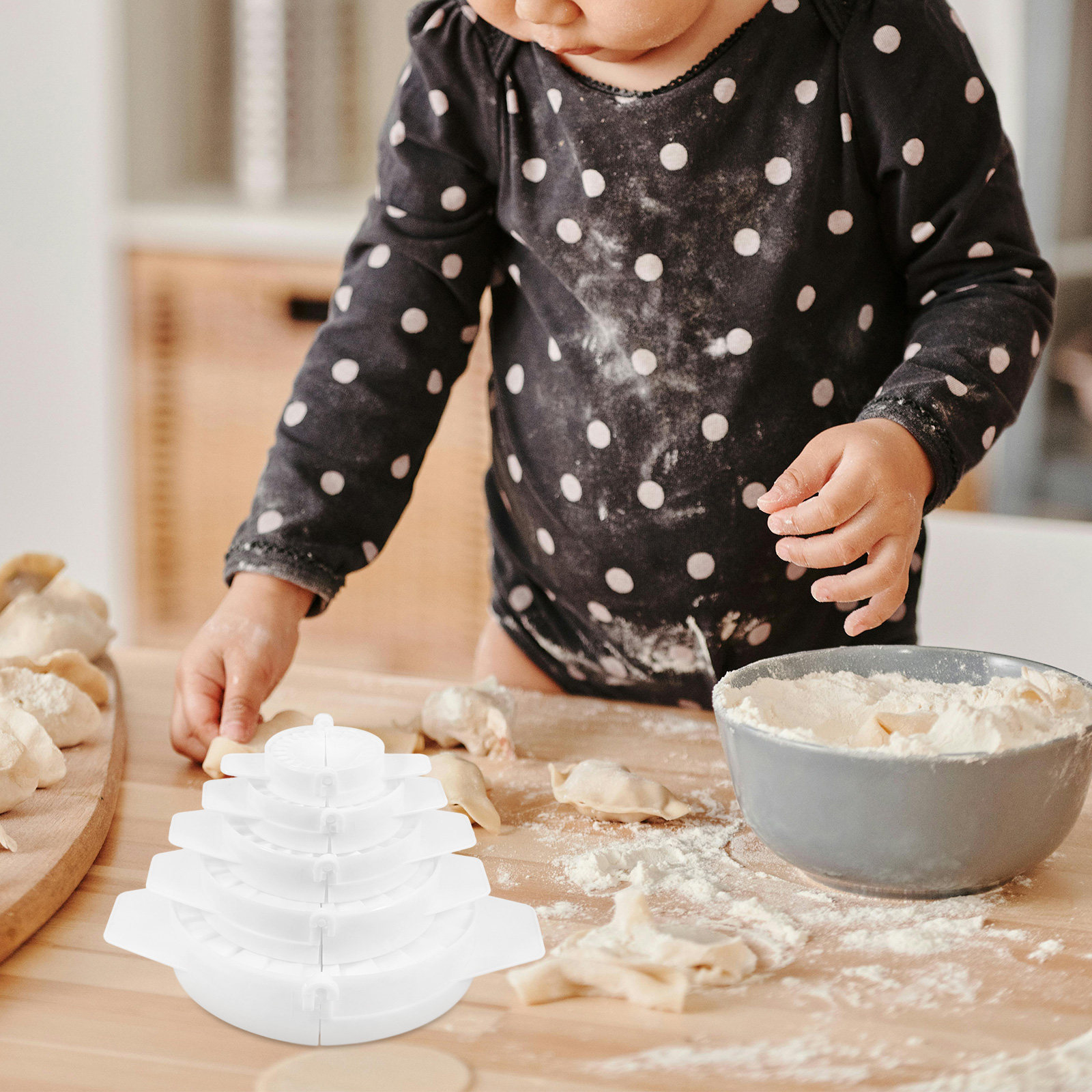 5Pcs Dumpling Maker Set Manual - Dumpling Press Set recensione e prezzo