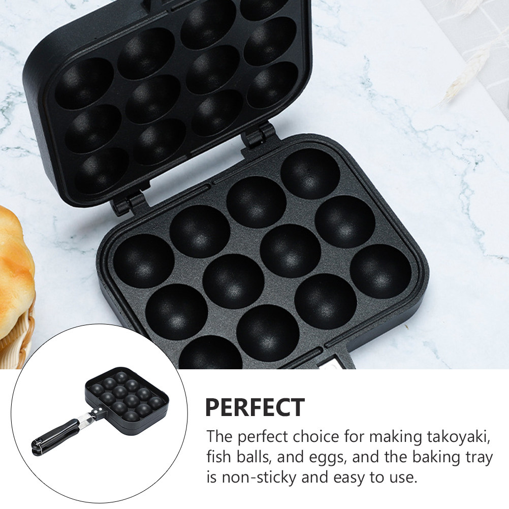 Household Egg Pan 12-Holes Non - Takoyaki Grill Plate recensione e prezzo